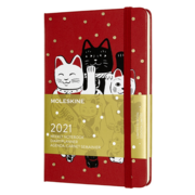 Еженедельник Moleskine LE MANEKI NEKO Pocket 90x140мм 144стр. красный