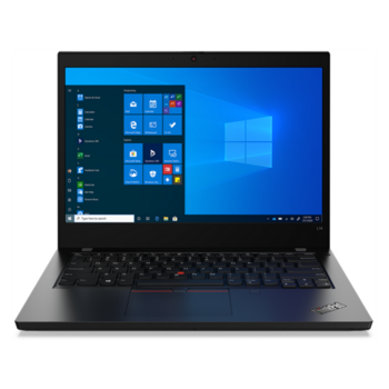 Ноутбук Lenovo ThinkPad L14 G1 T Ryzen 5 4500U 8Gb SSD256Gb AMD Radeon 14" FHD (1920x1080) Windows 10 4G Professional 64 black WiFi BT Cam