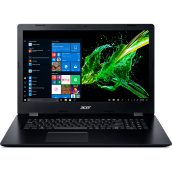 Ноутбук Acer Aspire 3 A317-52-597B 17.3"(1920x1080 (матовый) IPS)/Intel Core i5 1035G1(1Ghz)/8192Mb/256SSDGb/DVDrw/Int:UMA/Cam/BT/WiFi/war 1y/1.7kg/Black/W10Pro
