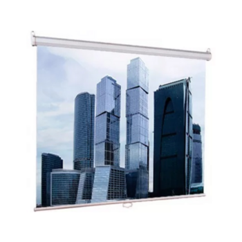 Lumien Eco Picture [LEP-100112] Настенный экран 128х171см (рабочая область 122х165 см) Matte White восьмигранный корпус, возможность потолочн./настенного крепления, уровень в комплекте, 4:3 (треуголь
