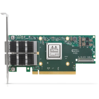 Адаптер Infiniband ConnectX®-6 VPI adapter card, 100Gb/s (HDR100, EDR IB and 100GbE), dual-port QSFP56, PCIe3.0/4.0 x16, tall bracket, single pack