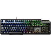 Клавиатура проводная Gaming Keyboard MSI VIGOR GK50 ELITE, Wired, Mechanical, with Kailh WHITE BOX Switch, IP56, Multi-layer RGB lighting effects, Black