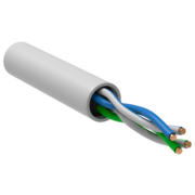 Кабель информационный ITK BC1-C5E02-128-305-G кат.5E UTP 2 пары 24AWG LSZH внутренний 305м белый