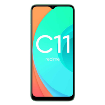 Смартфон Realme C11 32Gb 2Gb зеленый моноблок 3G 4G 2Sim 6.52" 720x1600 Android 10 12Mpix WiFi GPS GSM900/1800 GSM1900 MP3