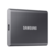 Внешние HDD и SSD Внешние HDD и SSD/ Samsung External SSD T7, 2000GB, Type-C, USB 3.2 Gen2, R/W 1050/1000MB/s, 85x57x8mm, Titan Gray (12 мес.)