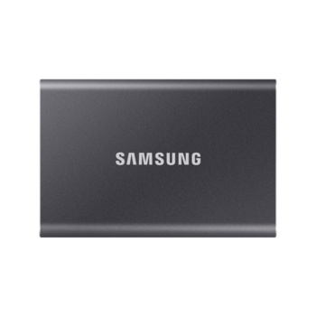 Внешние HDD и SSD Внешние HDD и SSD/ Samsung External SSD T7, 2000GB, Type-C, USB 3.2 Gen2, R/W 1050/1000MB/s, 85x57x8mm, Titan Gray (12 мес.)