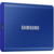 Внешние HDD и SSD Внешние HDD и SSD/ Samsung External SSD T7, 2000GB, Type-C, USB 3.2 Gen2, R/W 1050/1000MB/s, 85x57x8mm, Indigo Blue (12 мес.)