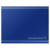 Внешние HDD и SSD Внешние HDD и SSD/ Samsung External SSD T7, 2000GB, Type-C, USB 3.2 Gen2, R/W 1050/1000MB/s, 85x57x8mm, Indigo Blue (12 мес.)