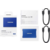 Внешние HDD и SSD Внешние HDD и SSD/ Samsung External SSD T7, 2000GB, Type-C, USB 3.2 Gen2, R/W 1050/1000MB/s, 85x57x8mm, Indigo Blue (12 мес.)