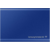 Внешние HDD и SSD Внешние HDD и SSD/ Samsung External SSD T7, 2000GB, Type-C, USB 3.2 Gen2, R/W 1050/1000MB/s, 85x57x8mm, Indigo Blue (12 мес.)