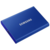 Внешние HDD и SSD Внешние HDD и SSD/ Samsung External SSD T7, 2000GB, Type-C, USB 3.2 Gen2, R/W 1050/1000MB/s, 85x57x8mm, Indigo Blue (12 мес.)