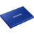 Внешние HDD и SSD Внешние HDD и SSD/ Samsung External SSD T7, 2000GB, Type-C, USB 3.2 Gen2, R/W 1050/1000MB/s, 85x57x8mm, Indigo Blue (12 мес.)