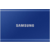 Внешние HDD и SSD Внешние HDD и SSD/ Samsung External SSD T7, 2000GB, Type-C, USB 3.2 Gen2, R/W 1050/1000MB/s, 85x57x8mm, Indigo Blue (12 мес.)
