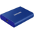 Внешние HDD и SSD Внешние HDD и SSD/ Samsung External SSD T7, 2000GB, Type-C, USB 3.2 Gen2, R/W 1050/1000MB/s, 85x57x8mm, Indigo Blue (12 мес.)