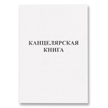 Книга учета канцелярская книга 34021 A4 48лист. картон скрепка линейка офсет