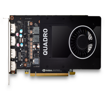 Видеокарта VGA PNY NVIDIA Quadro P2200, 5 GB GDDR5x/160 bit, PCI Express 3.0 x16, 4×DP1.4 БЕЗ АКСЕССУАРОВ