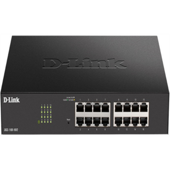 Коммутатор D-Link DGS-1100-16V2/A1A 16G настраиваемый