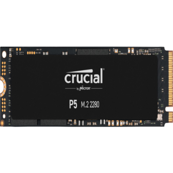 Твердотельный накопитель Crucial P5 SSD 1000GB, M.2 (2280), PCIe Gen 3.0, NVMe, R3400/W3000, 600 TBW