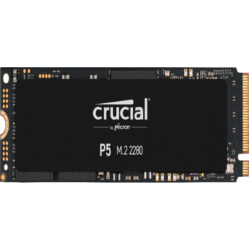 Твердотельный накопитель Crucial P5 SSD 2000GB, M.2 (2280), PCIe Gen 3.0, NVMe, R3400/W3000, 1200 TBW
