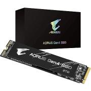 Твердотельный накопитель GIGABYTE AORUS SSD 2TB, 3D TLC, M.2 (2280), PCIe Gen 4.0 x4, NVMe, R5000/W4400, TBW 3600