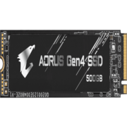 Твердотельный накопитель GIGABYTE AORUS SSD 500GB, 3D TLC, M.2 (2280), PCIe Gen 4.0 x4, NVMe, R5000/W2500, TBW 850