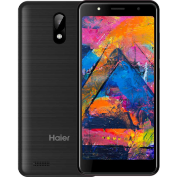 Смартфон Haier A2 8Gb 1Gb графит моноблок 3G 2Sim 5" 480x960 Android Go 5Mpix 802.11 b/g/n GPS GSM900/1800 GSM1900 TouchSc MP3 FM A-GPS microSD max32Gb