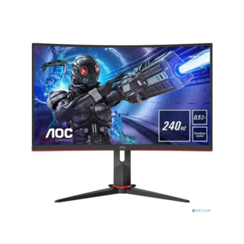Монитор AOC 27" Gaming C27G2ZU черный/красный VA LED 0.5ms 16:9 HDMI M/M матовая HAS Piv 300cd 178гр/178гр 1920x1080 240Hz FreeSync Premium DP FHD USB 5.5кг