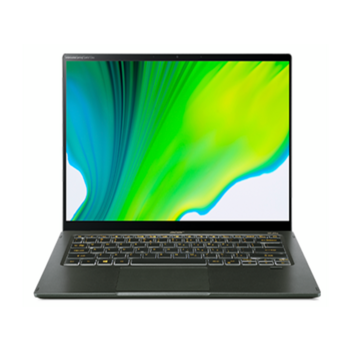 Ноутбук ACER Swift 5 SF514-55TA-71JH 14" FHD (1920х1080)IPS Touch, i7-1165G7, 16GB DDR4, 1024GB PCIe NVMe SSD, Iris XE, WiFi, BT, HD Cam, FPR, 56Wh, 65W, Win 10 Pro, 3 CI, Green, 0.99kg