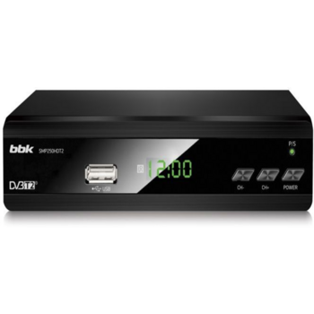 Ресивер DVB-T2 BBK SMP250HDT2 черный