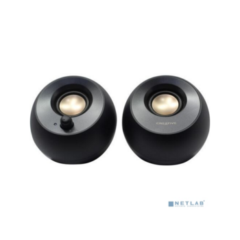 Колонки Creative PEBBLE V2 MF1695 2.0 черный 8Вт