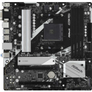 Материнская плата ASROCK A520M PRO4, AM4, A520, 4*DDR4, 4*SATA, 2*M.2, 5*USB 3.2, 2*USB 2.0, Type-C, 2*PCIx16, 1*M.2 (Key E), D-Sub+HDMI, mATX