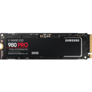 Твердотельный накопитель Samsung SSD 500GB 980 PRO, V-NAND 3-bit MLC, Elpis, M.2 (2280) PCIe Gen 4.0 x4, NVMe 1.3c, R6900/W5000, IOPs 800 000/1 000 000