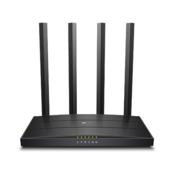 Роутер беспроводной TP-Link Archer C6U AC1200 10/100/1000BASE-TX черный