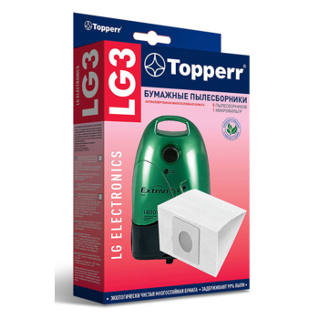 Пылесборники Topperr LG3 1018 бумажные (5пылесбор.) (1фильт.)