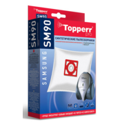 Пылесборники Topperr SM90 1407 сверхпрочные нетканые (4пылесбор.) (1фильт.)