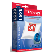 Пылесборники Topperr LG20 1409 сверхпрочные нетканые (4пылесбор.) (1фильт.)