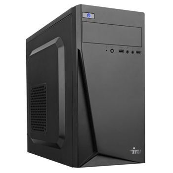 ПК IRU Home 313 MT i3 9100F (3.6)/8Gb/1Tb 7.2k/SSD120Gb/GTX1050Ti 4Gb/Windows 10 Home Single Language 64/GbitEth/400W/черный