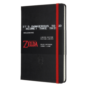 Блокнот Moleskine LIMITED EDITION THE LEGEND OF ZELDA LEZDQP060B Large 130х210мм 240стр. линейка твердая обложка черный