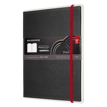 Блокнот Moleskine LIMITED EDITION ADOBE PAPERTABLE PT4ADBEHBK01 XLarge 190х250мм 192стр. нелинованный твердая обложка черный