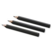 Набор карандашей чернографит. Moleskine Drawing EW2PG001A (3 карандаша) HB/2B корпус черный блистер