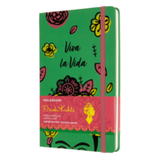 Блокнот Moleskine LIMITED EDITION FRIDA KAHLO LEFKQP060 Large 130х210мм 240стр. линейка твердая обложка зеленый