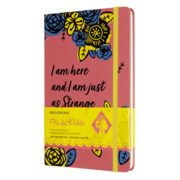 Блокнот Moleskine LIMITED EDITION FRIDA KAHLO LEFKQP062 Large 130х210мм 240стр. нелинованный твердая обложка розовый