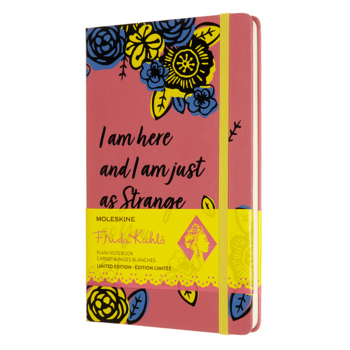 Блокнот Moleskine LIMITED EDITION FRIDA KAHLO LEFKQP062 Large 130х210мм 240стр. нелинованный твердая обложка розовый