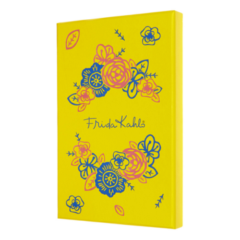 Блокнот Moleskine LIMITED EDITION FRIDA KAHLO LEFKQP062CLT Large 130х210мм 240стр. нелинованный твердая обложка подар.кор. синий/желтый