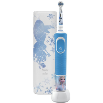 Зубная щетка электрическая Oral-B Frozen D100.413.2KX голубой