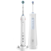 Набор электрических зубных щеток Oral-B SmartSmile 4400 (Smart 4 + Aquacare 4) белый