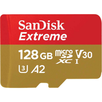 Флеш карта microSDXC 128Gb Class10 Sandisk SDSQXA1-128G-GN6GN Extreme