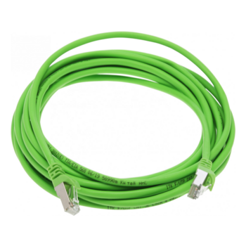 Патч-корд ITK PC02-C5EFL-5M FTP RJ-45 вил.-вилка RJ-45 кат.5E 5м зеленый LSZH (уп.:1шт)