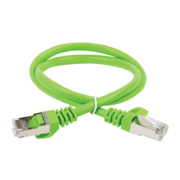 Патч-корд ITK PC02-C5EFL-5M FTP вилка RJ-45-вилка RJ-45 кат.5е 5м зеленый LSZH (уп.:1шт)