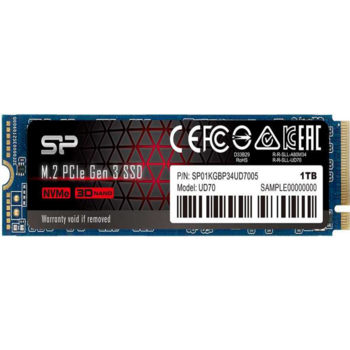 Твердотельный накопитель Solid State Disk Silicon Power UD70 1Tb PCIe Gen3x4 M.2 PCI-Express (PCIe) SP01KGBP34UD7005